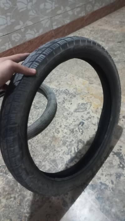 70 cc bike front and rear tyre
