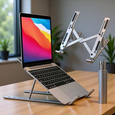 Speed-X Adjustable Aluminium Laptop Stand || Free Delivery