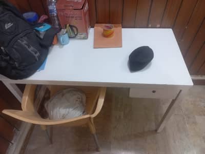 Office Setup Furniture Table,Fan,Office Chair, Cooler, Stool – Urgent