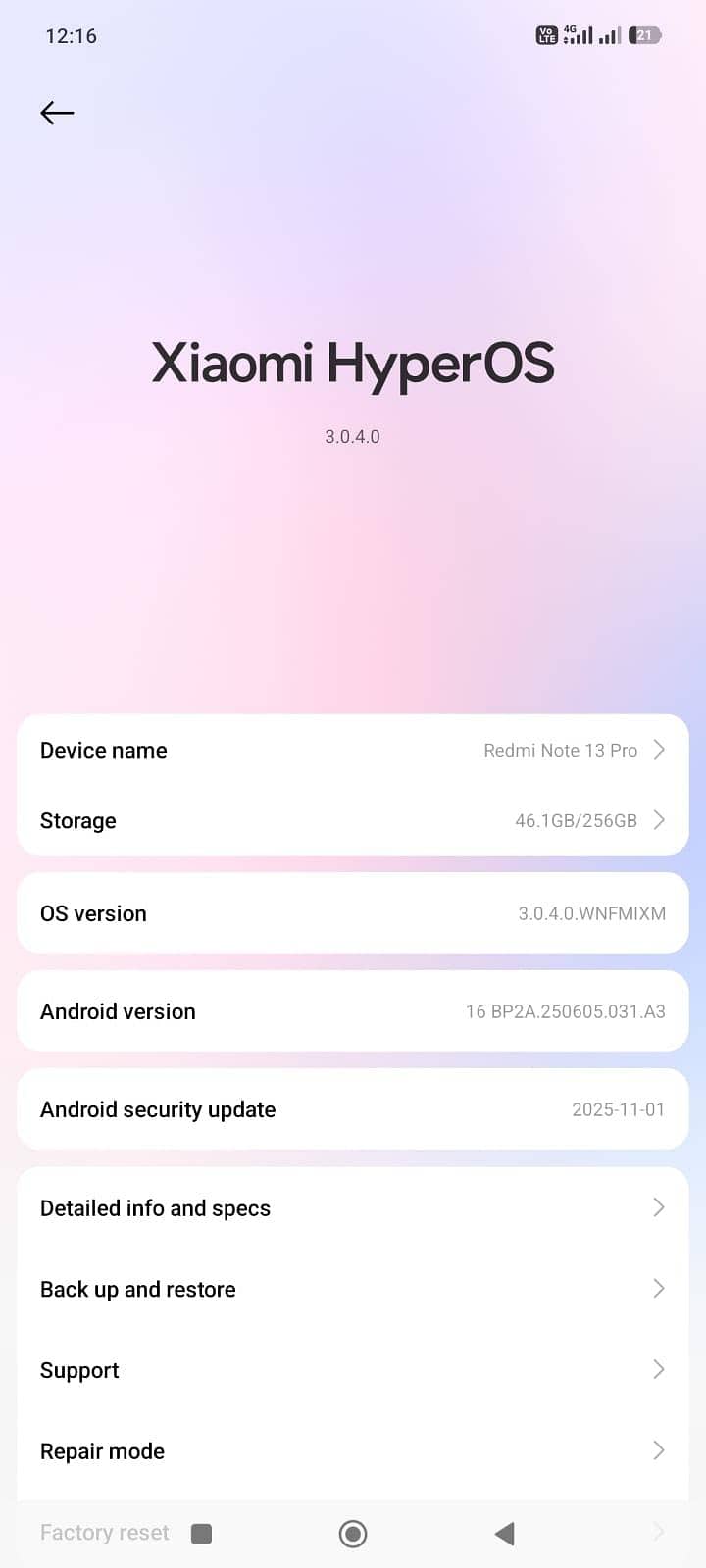 Redmi note 13pro 4