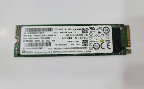PC401 NVMe SK hynix 1TB 97%  health PC401 NVMe SK hynix 1TB
