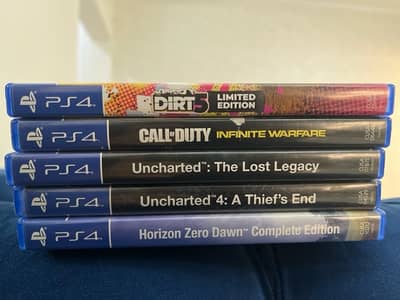 PS4 Games (Check Description for Price)