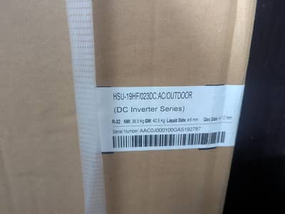 haier 19 hf 023 dc inverter ac box pack