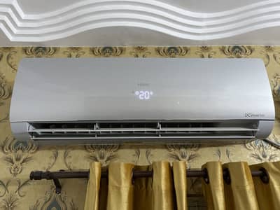 haier inverter ac just like new child fresh condition
