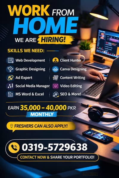 Looking employee for work from home