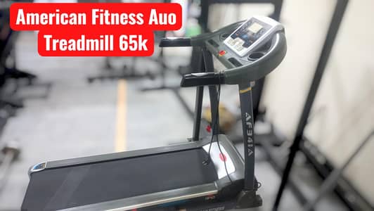 American fitness auto treadmill electric exercise running machine walk