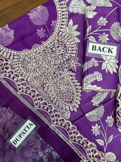 Lawn embroidery suit