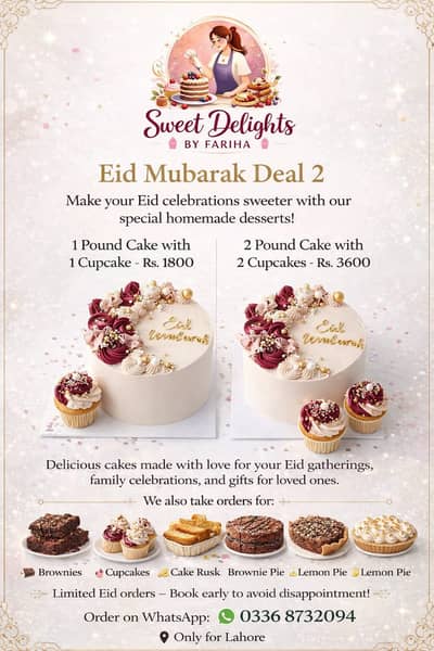 Delicious Homemade Cakes in Lahore | Custom Birthday & Event Cakes
