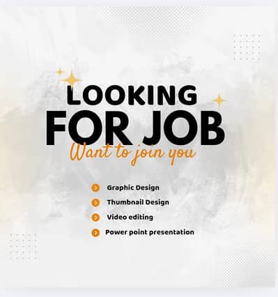 I am Looking for job online