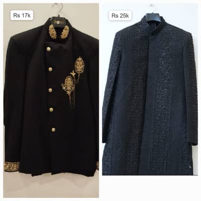 sherwani \ prince cot \ wedding dress\ men\ sherwani\ khula \for sale