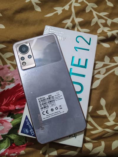 Infinix Note 12 with complete box