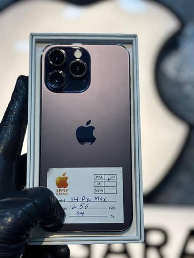 iPhone 14 Pro Max | 256GB | PTA APPROVED | DeepPurpl | Box | Battery94