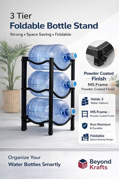 Water Iron Bottles Stand