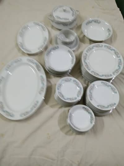 Dinner set - Bone china 67 pcs dinner set - stone dinner set