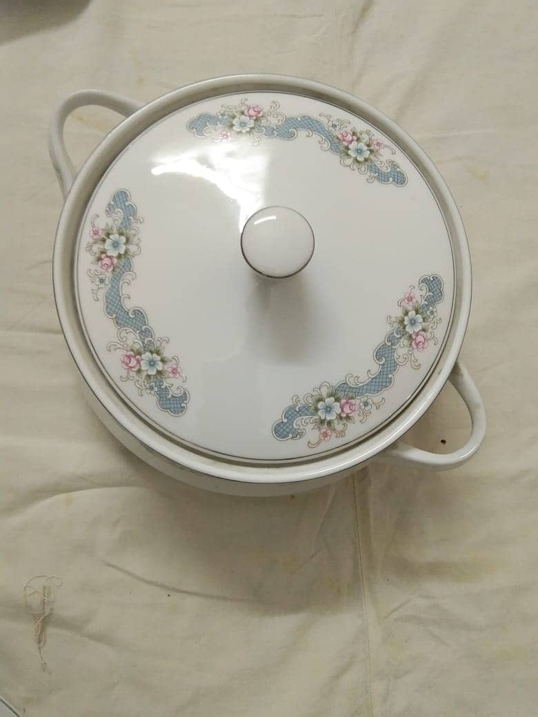 Dinner set - Bone china 67 pcs dinner set - stone dinner set 3