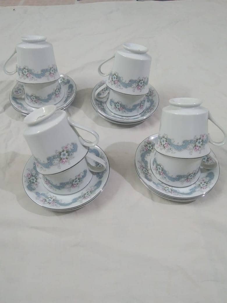 Dinner set - Bone china 67 pcs dinner set - stone dinner set 7