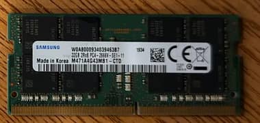 Laptop Ram DDR4 32GB PC4 RAM 2666V