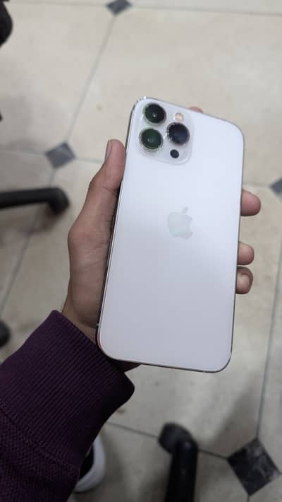 Iphone 13Pro Max 256gb PTA Approved  Silver color