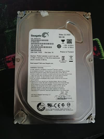 500GB Seagate Desktop HDD – Good Condition