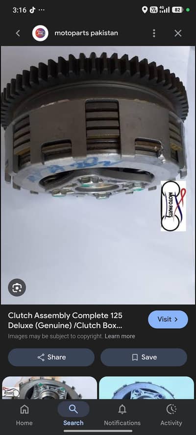 honda cg 125 ka mukammal kalach box garari k sath