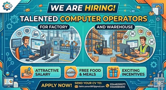 Hiring computer operators for our work place