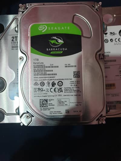 1TB & 2TB HARD DRIVES AVAILABLE FOR URGENT SALE