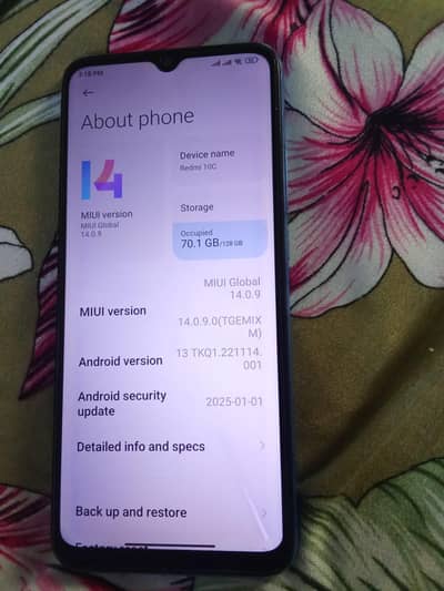 Redmi10c 4+2/128.03290190477