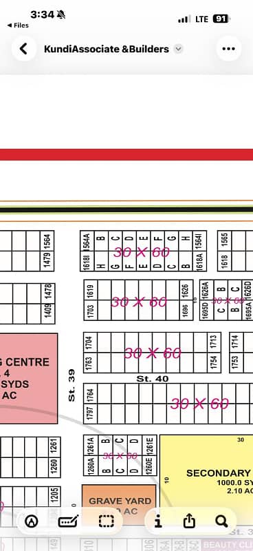 I-14/2 Plot number 1564-B Size 30*60 Main 150 Feet service Road level D170 lack