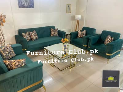 5 Seater Sofa Set Molti Foam - Puffy Sofa High back Sofa Set