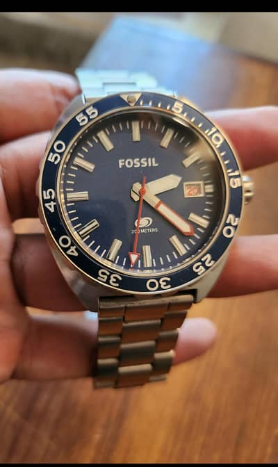 fossil FS 5048 branded divers watch