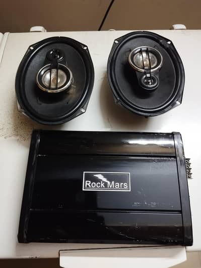 Rock Mars Amplifier + Kenwood Car Speakers for Sale