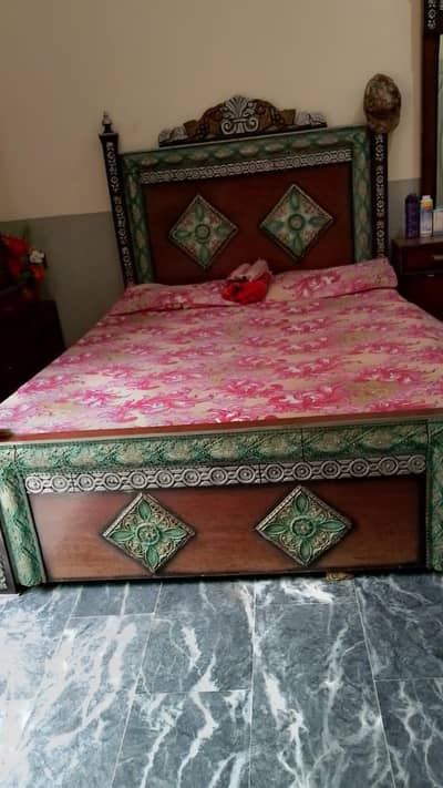 bed . 2 cupboards and other