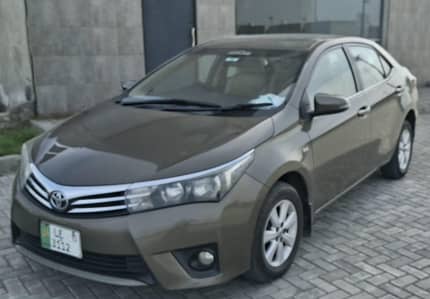 Toyota Corolla Grande model 2014 December registration 2015