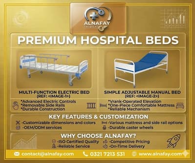 Manufacture Hospital Furniture Medical Bed Patient Bed Surgical Bed