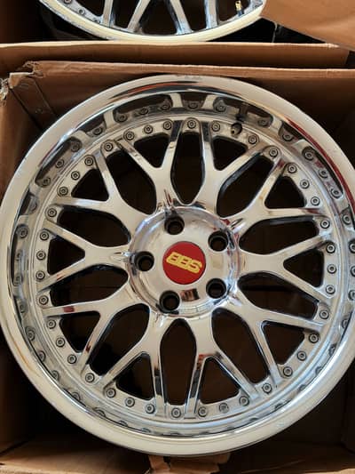 Bbs super chrome 18 inch without tyres