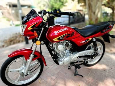 Suzuki GD 110 Model 2022 Red  Brand New Condition For Suzuki Lovers