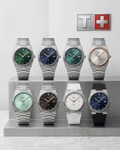 Tissot Ballade and PRX brand new and original Men's watches