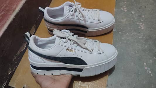 Puma mayze leather sneakers
