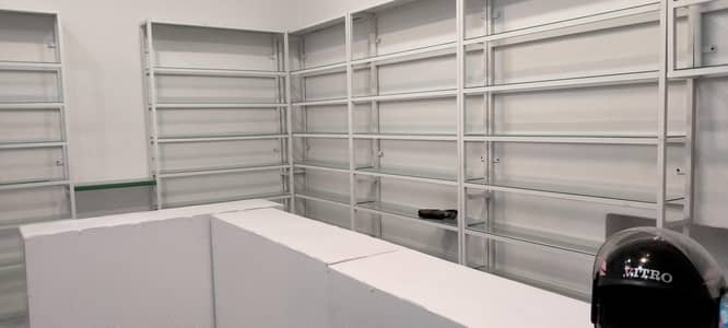 Medical/Pharmacy/Grocery Metal Racks Lifetime & 3 Counters Brand New