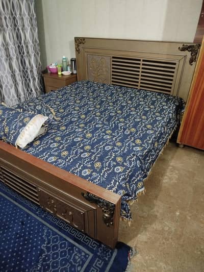 Bed side tables with sofa