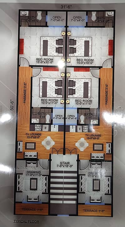 900 Square Feet Upper Portion available for sale in Shamsi Society, Karachi