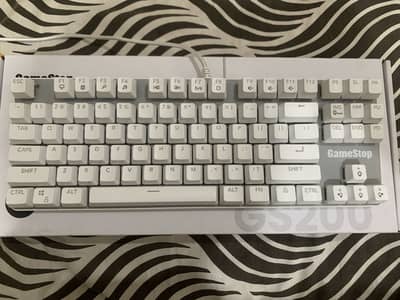 Premium Full white RGB mechanical keyboard brown switches 1 week used