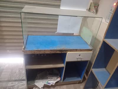 sell the shelves and counter