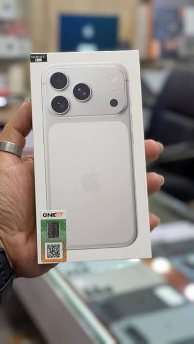 Box Pack Apple Iphone 17 Pro 256GB Gnext PTA Approved 2 Years Warrant