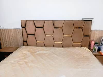 Luxury Bed Set with Mattress for Sale — Urgent