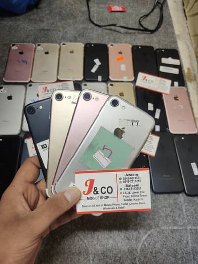 IPHONE 7 32/128/256 GB NON PTA ALL OKK QUANTITY AVAILABLE COD