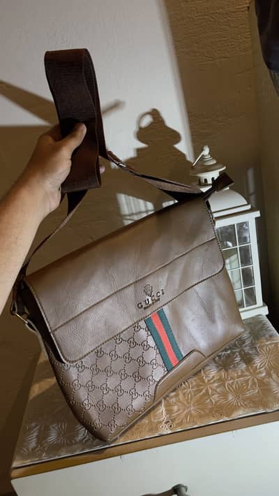 Gucci Crossbody Unisex! Perfect for a casual fit. | Depop