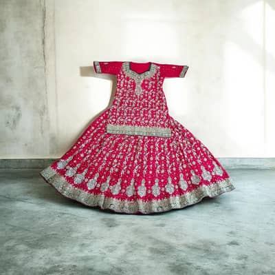Bridal Red Lehenga Choli – Heavy Embroidery Wedding Dress