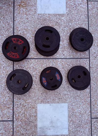 Weight Plates Full Gym Set Equipment