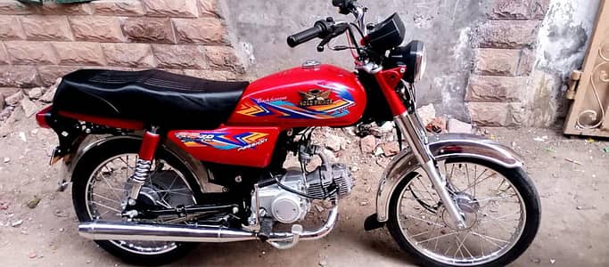 road prince 70cc bike 4 month use only